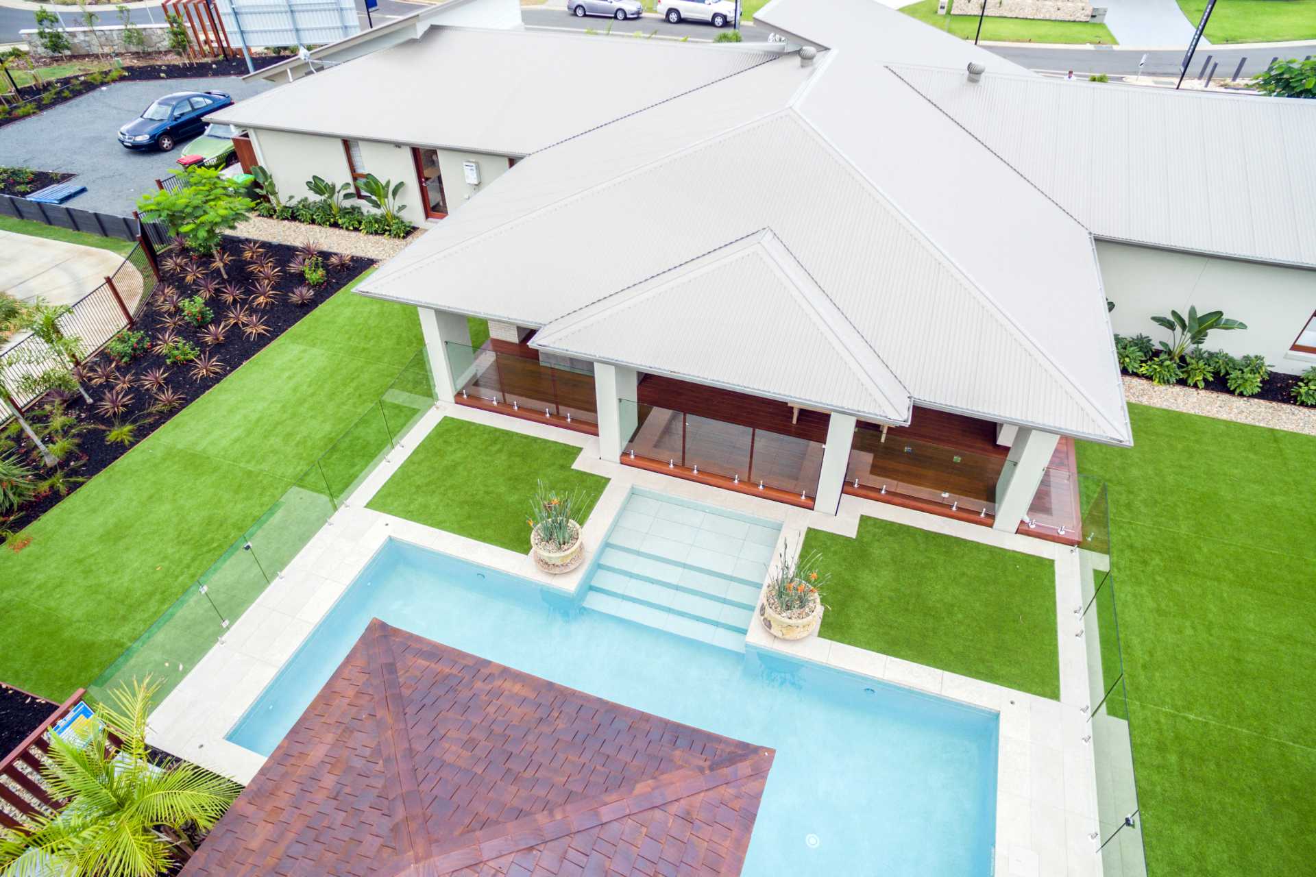 top view shot for designer living