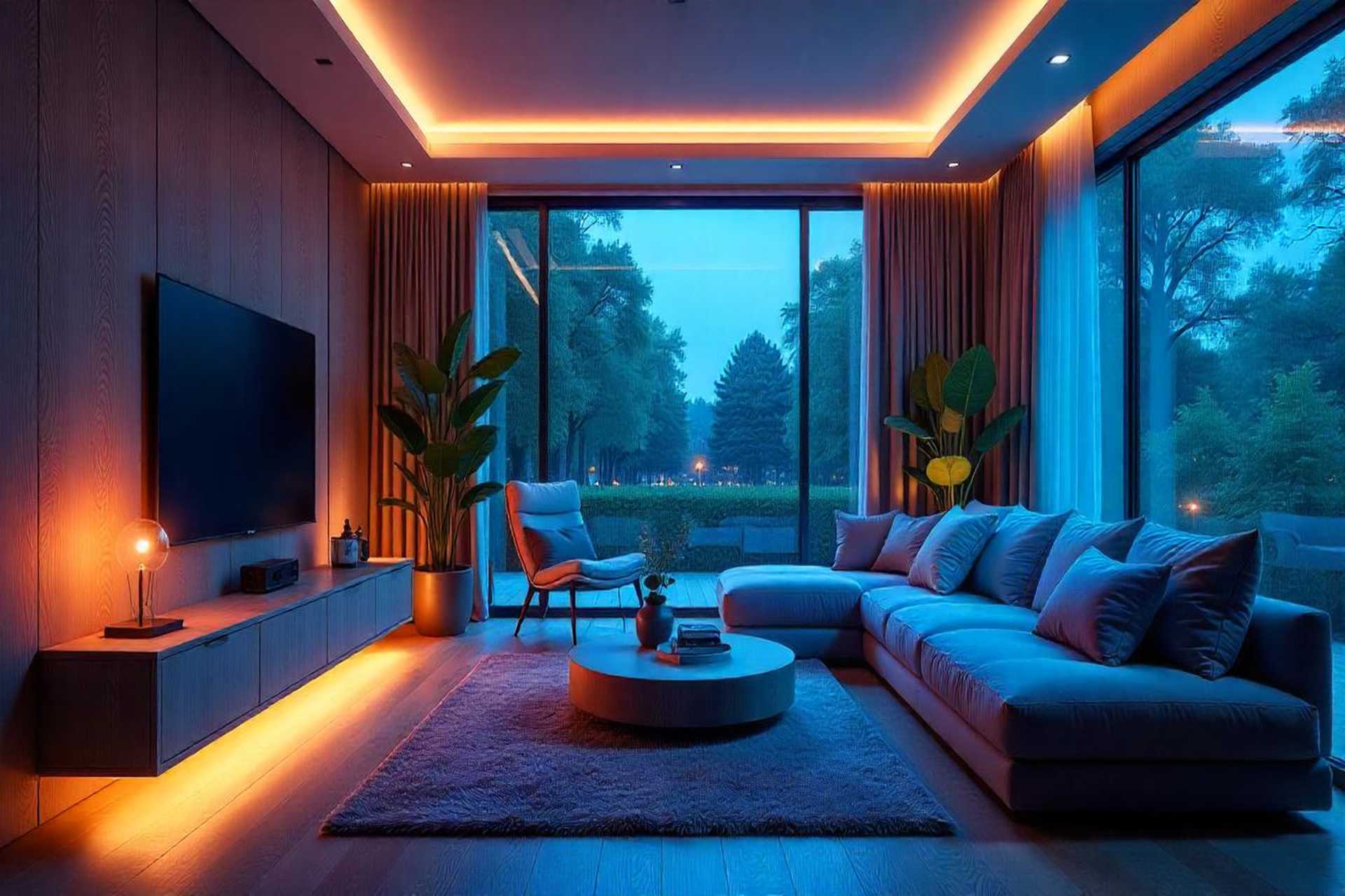 cozy modern living room