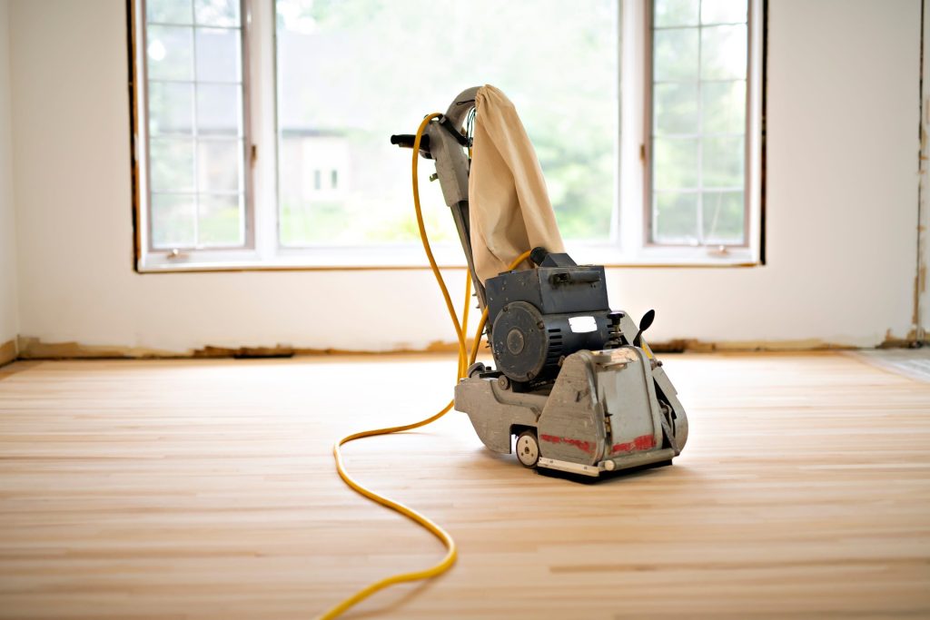 diy floor sanding 2