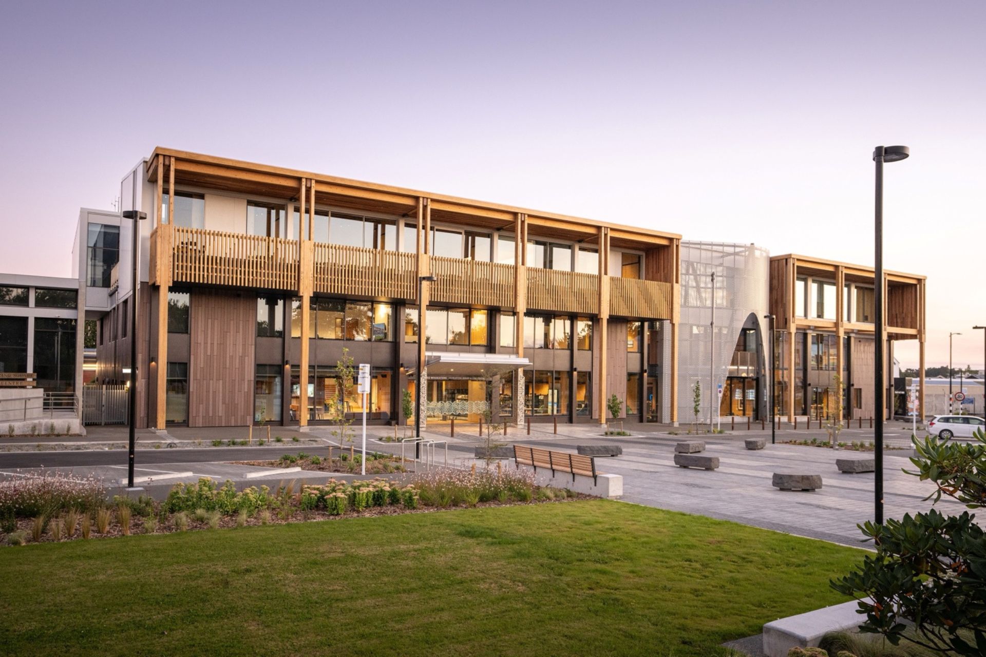Te Whare Whakatere Ashburton Library and Civic Centre, Athfield Architects Ltd, Lightforge, Johannes van Kan 2